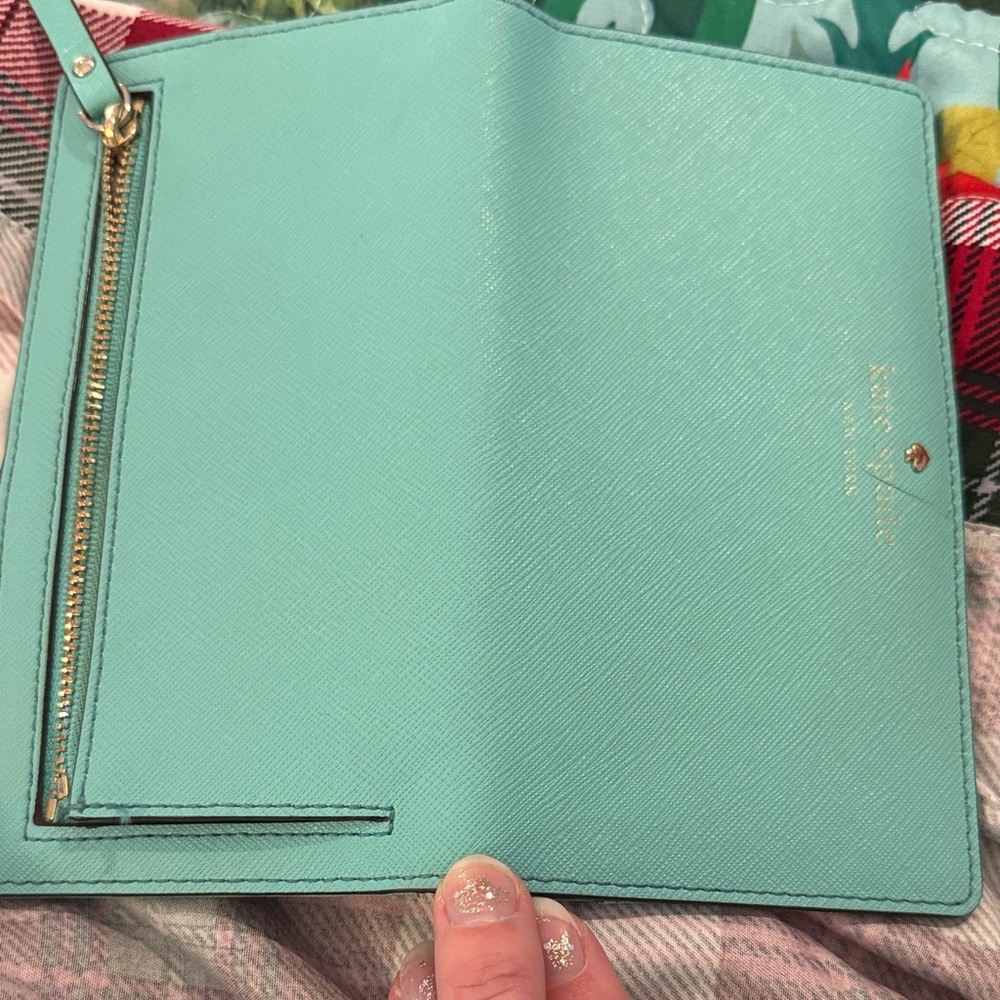 Kate Spade Aqua Blue Wallet - Picture 3 of 5